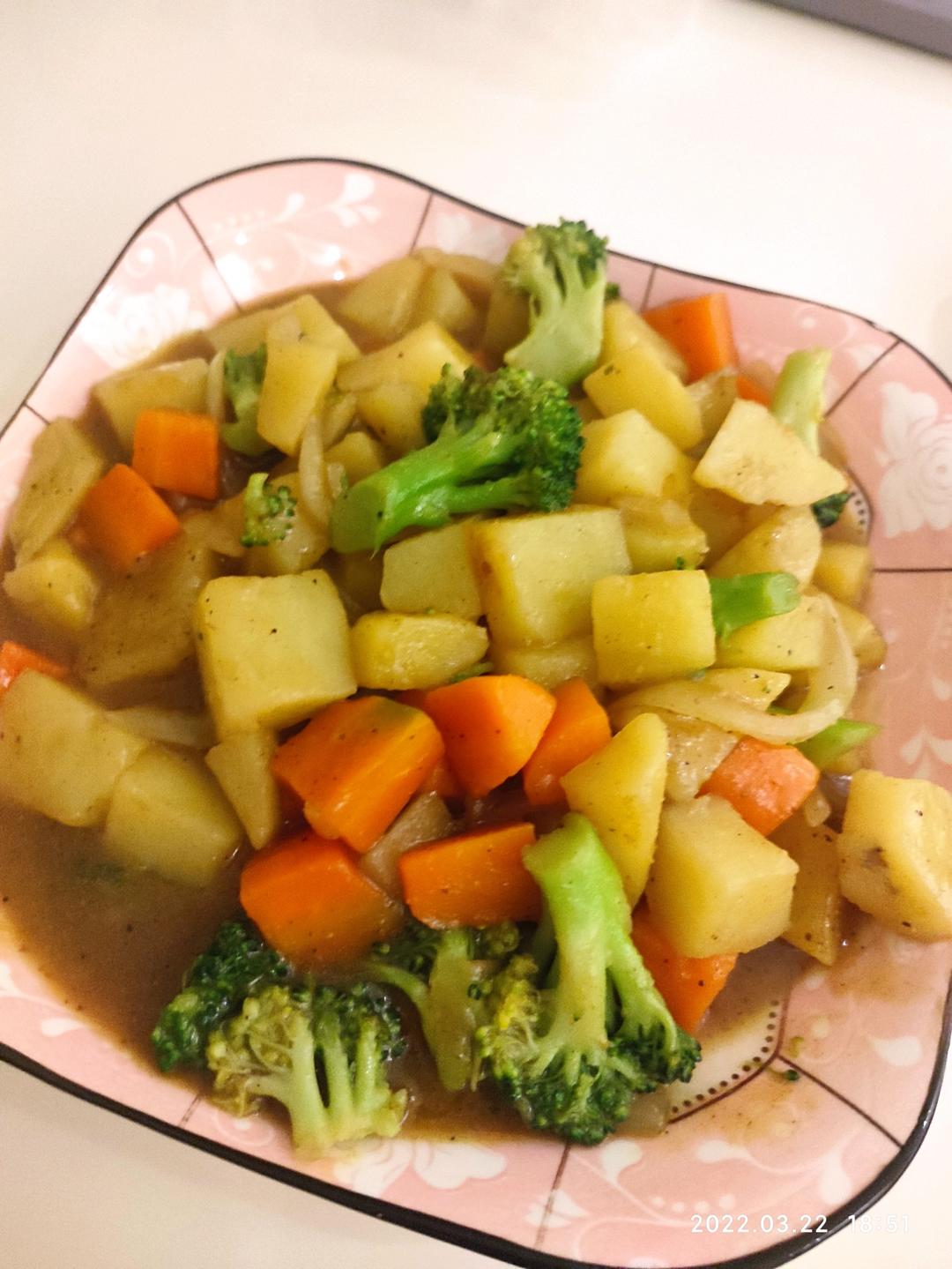 咖喱土豆🥔，简单易做，下饭神器🍚