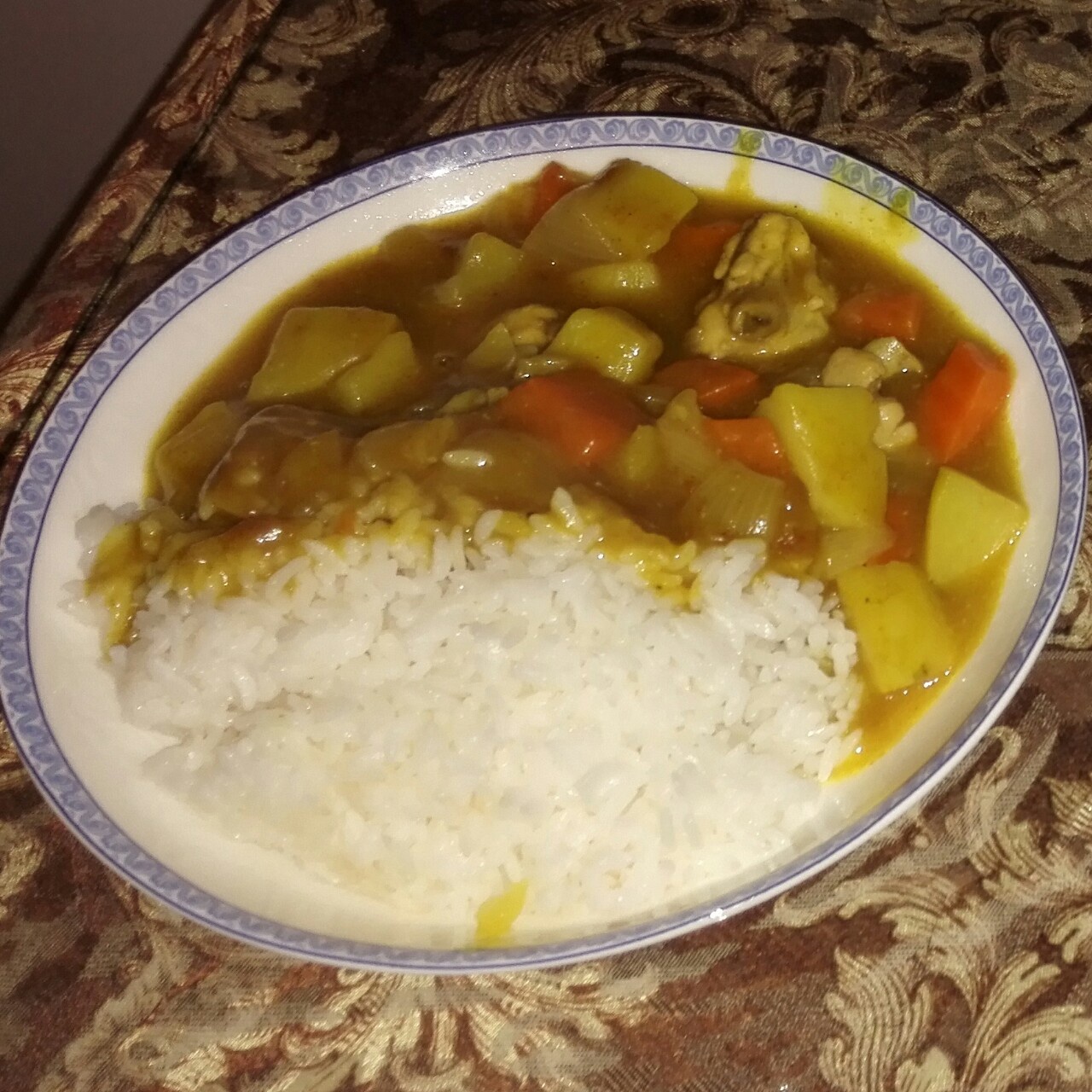 咖喱鸡饭