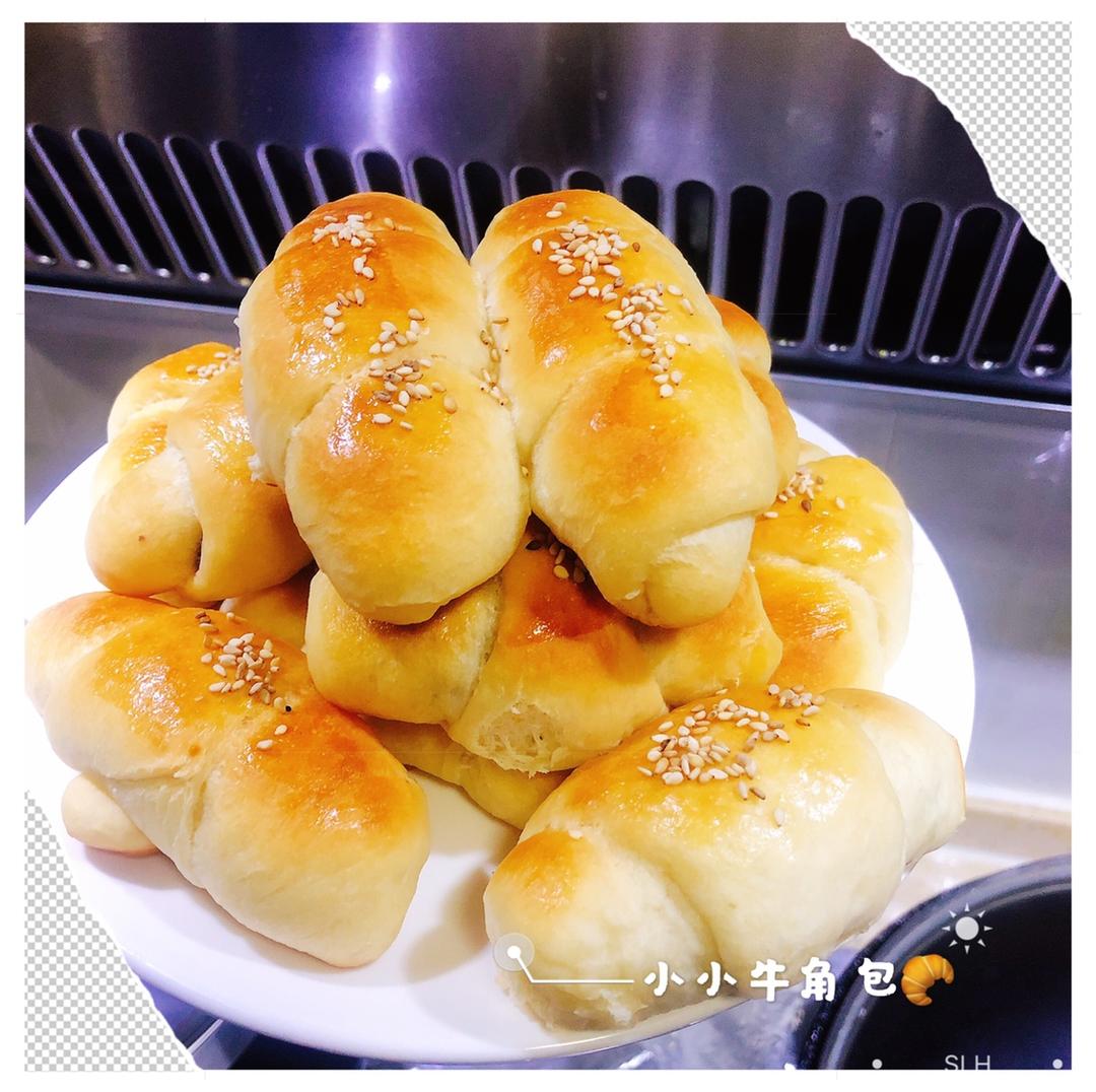 手揉小小牛角包🥐（牛奶面包配方）