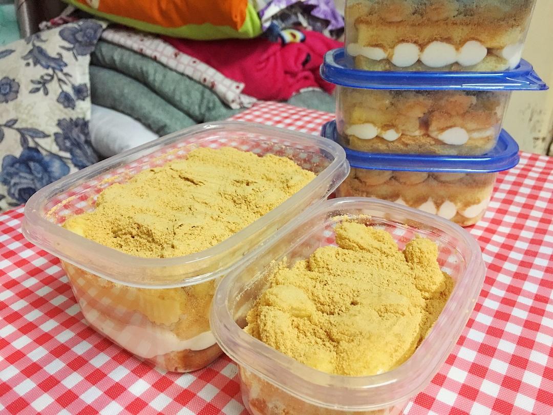 日式豆乳盒子蛋糕