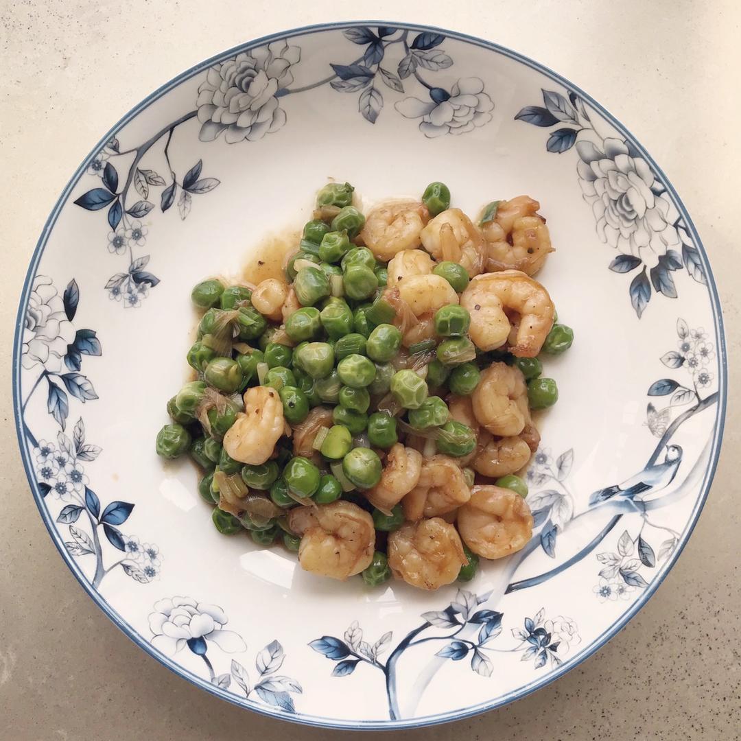 豌豆炒虾仁