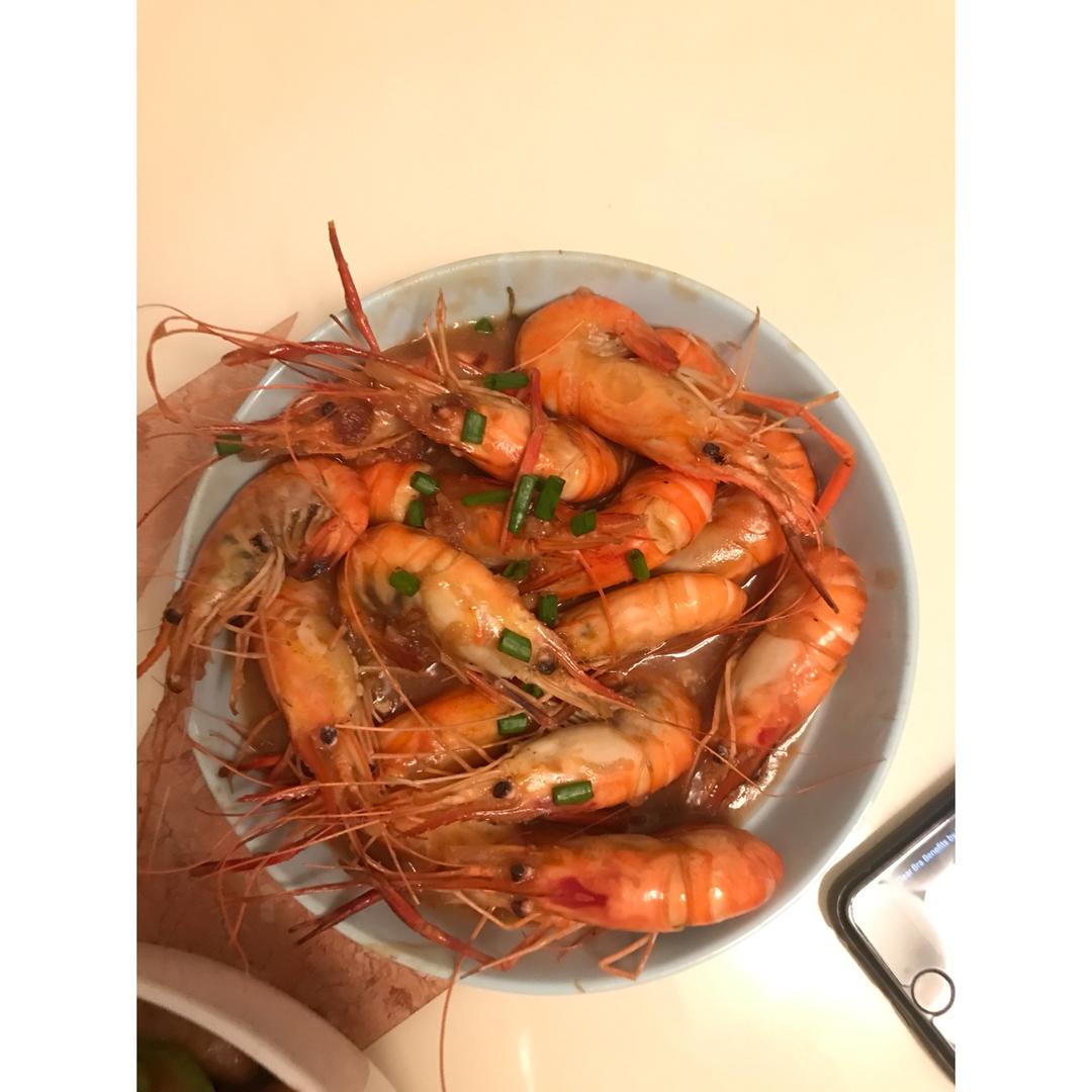 十分钟做好吃的红烧大虾
