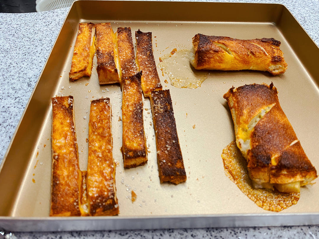 吐司版红豆派&香蕉派