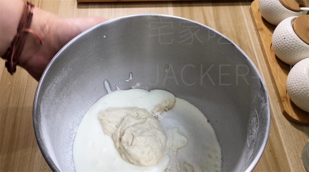 纯奶手撕吐司的做法 步骤1