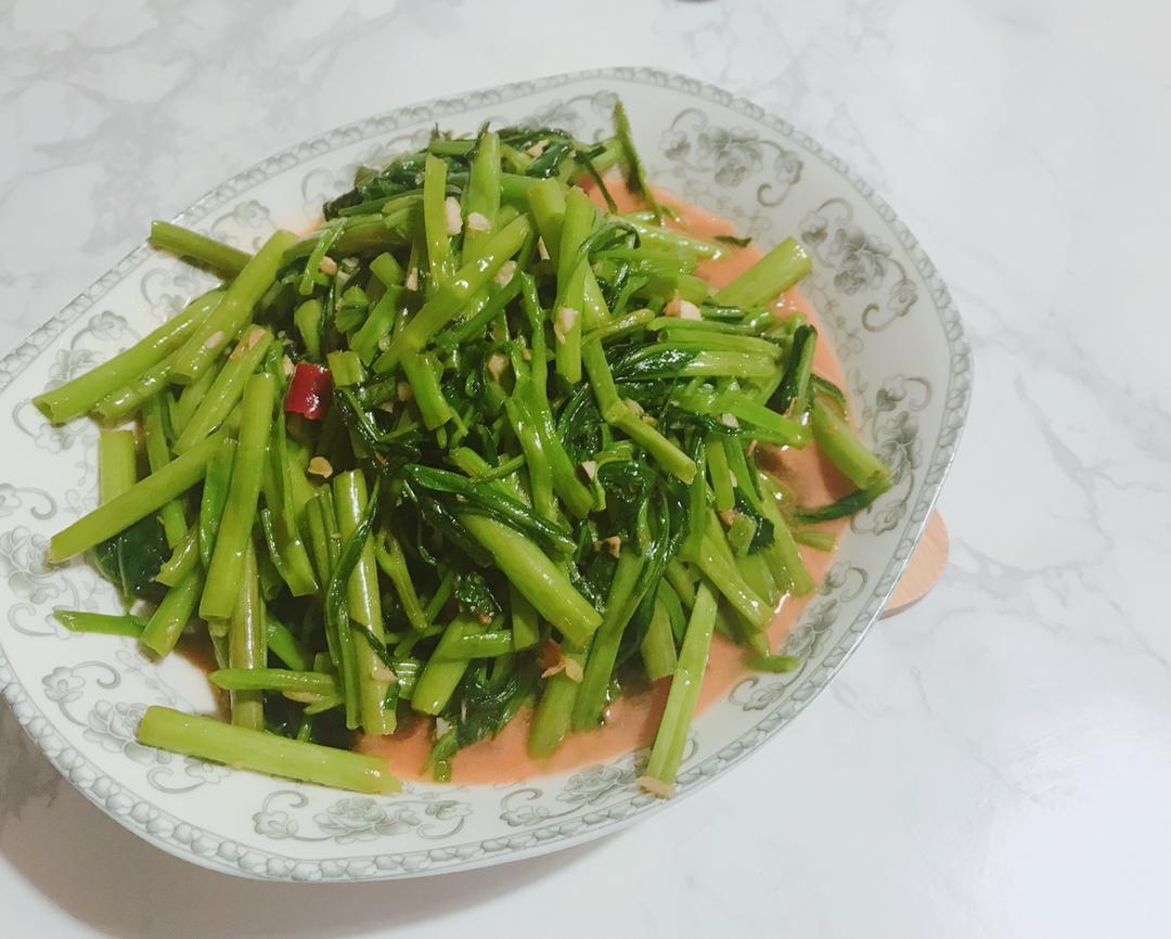 【曼食慢语】虾酱空心菜