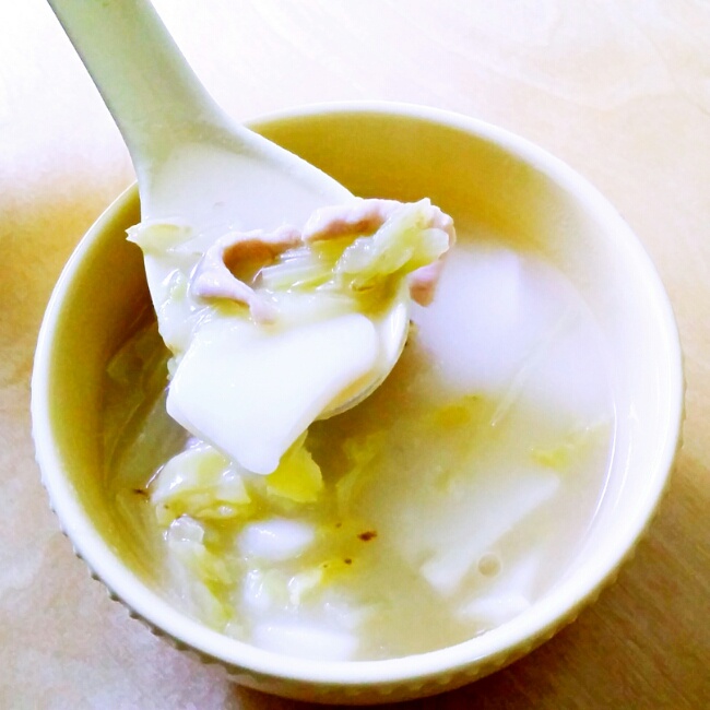 白菜肉丝年糕