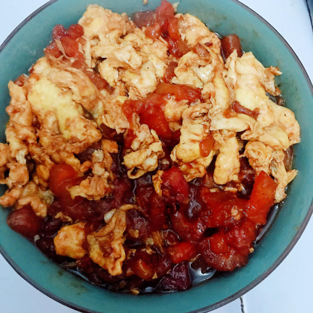 超简单❗️快来碗西红柿炒鸡蛋盖浇面🍝