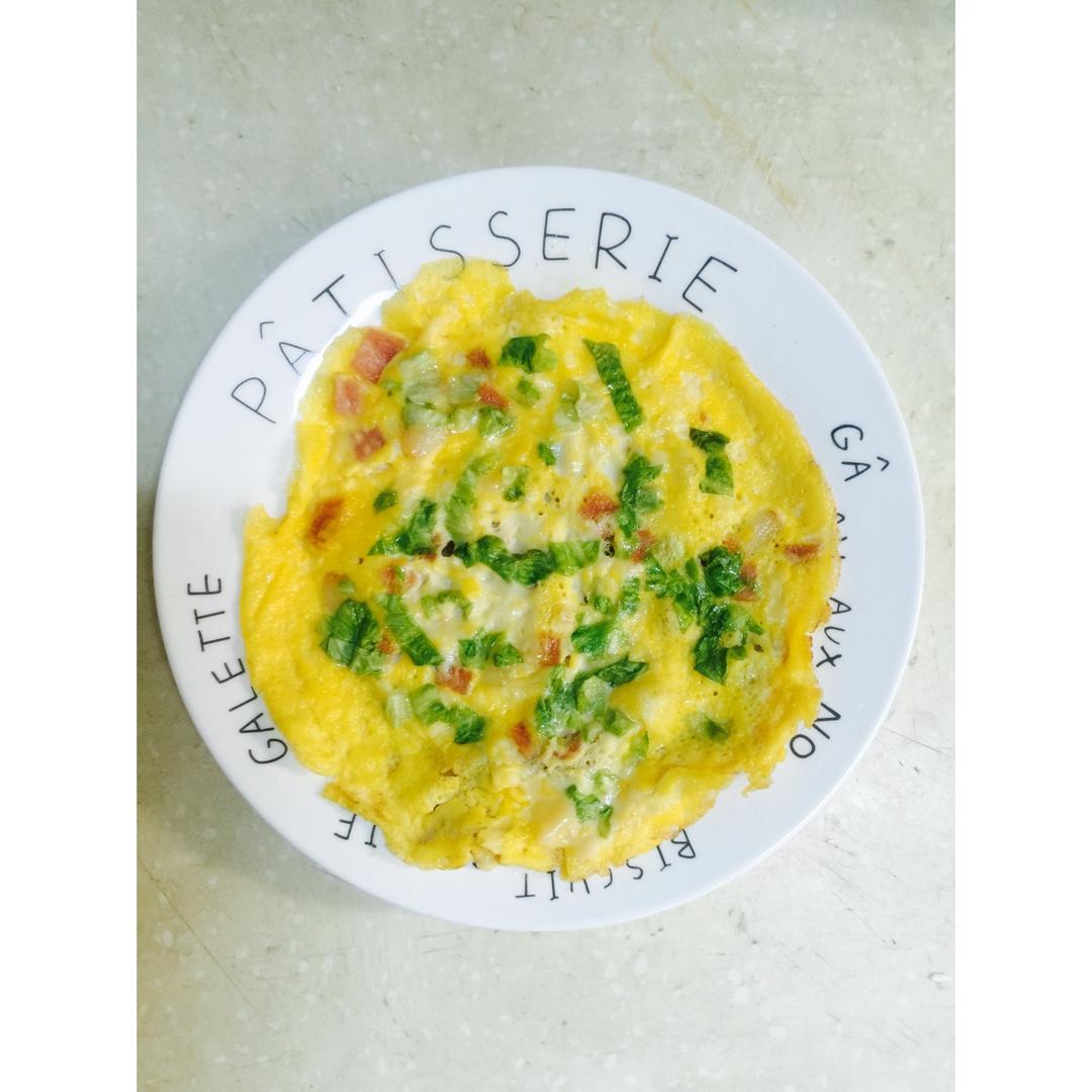 #爱自己，好好吃早餐# 十分钟搞定【芝士蔬菜鸡蛋饼】