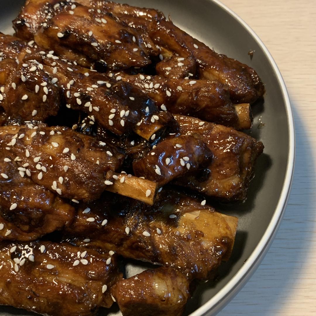 糖醋排骨/糖醋小排（不放油）（12345口诀做出正宗上海本帮）