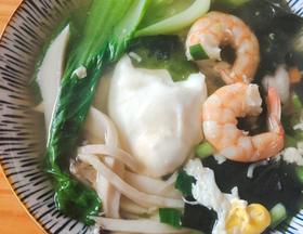 【深夜一碗三鲜面的做法步骤图,怎么做好吃】冯细高的饲养员_下厨房