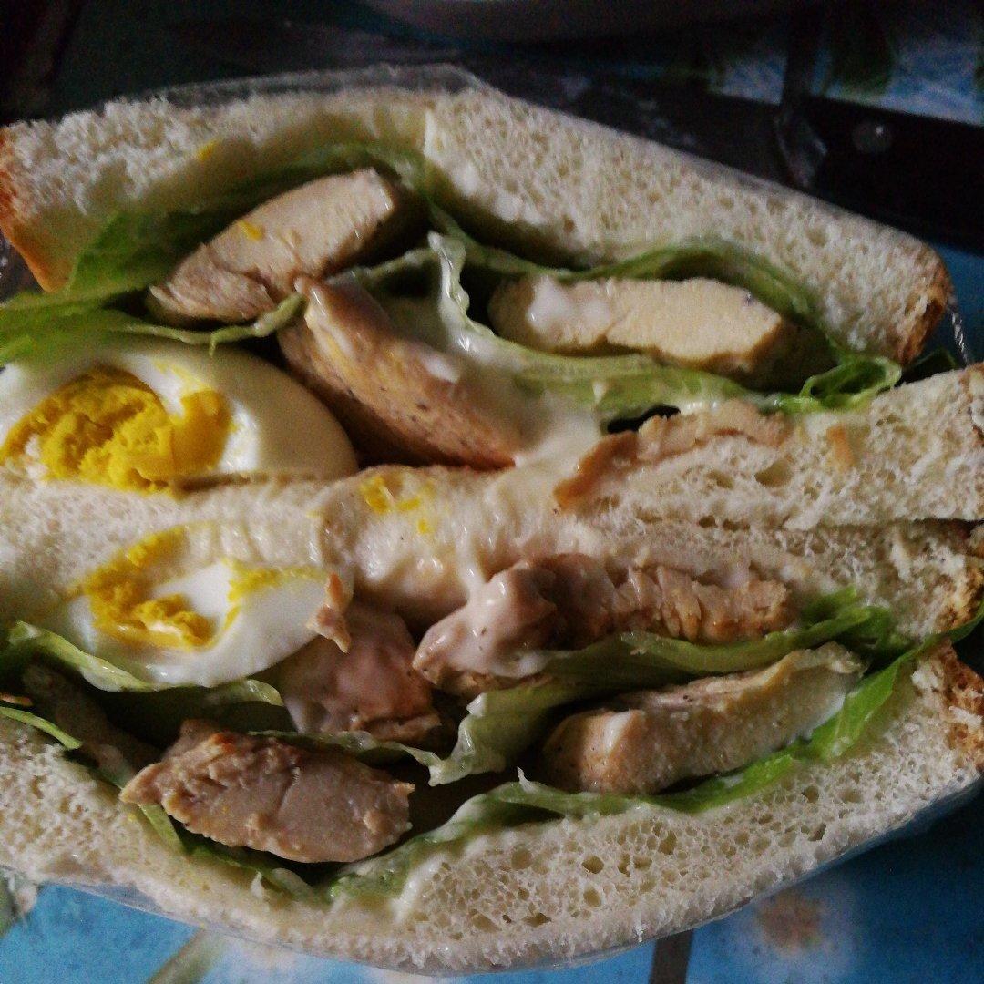 超厚超满足的沼三明治