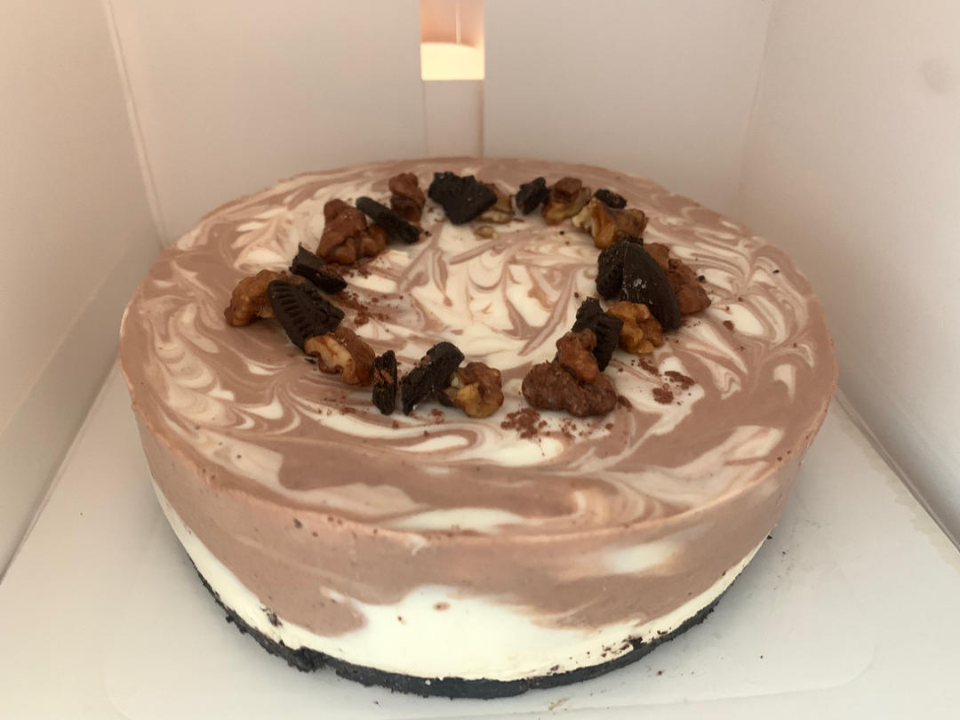 无需烤箱❗️零失败❗️抹茶大理石慕斯❗️入口即化