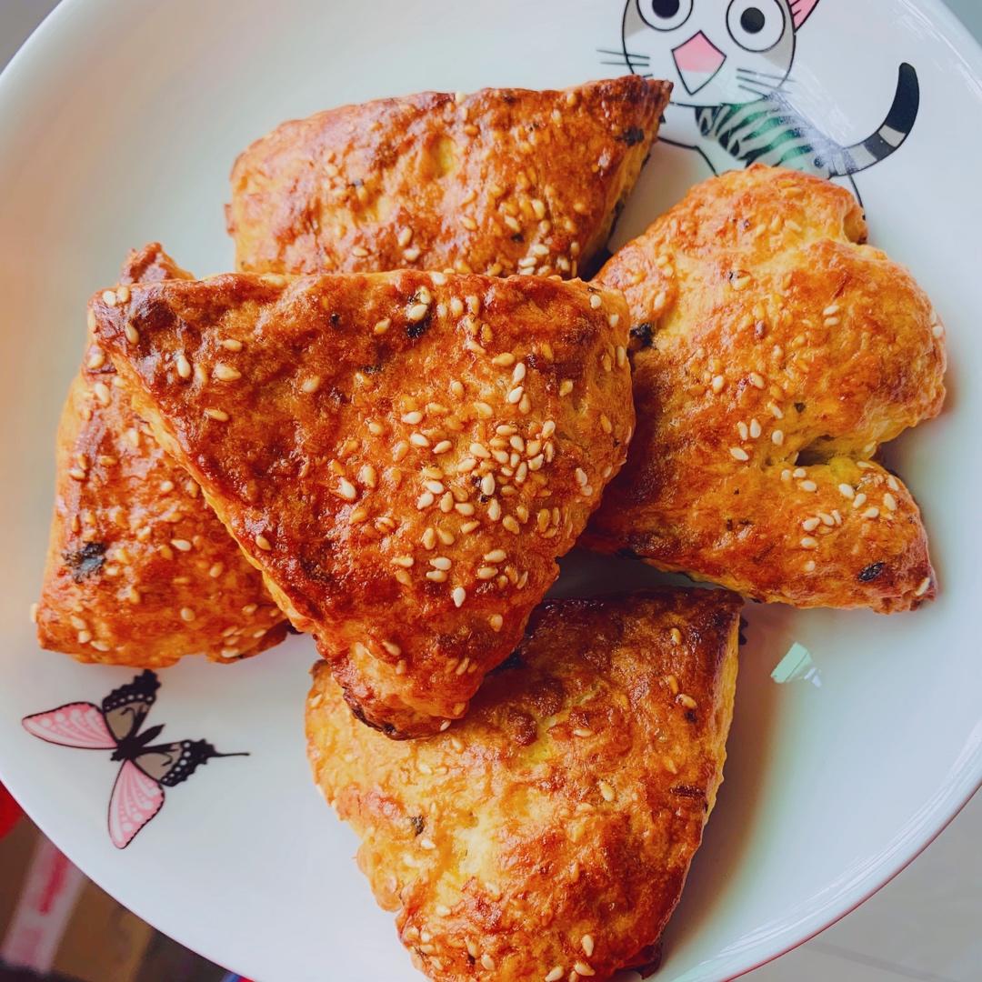 海苔肉松咸司康（酵母版）快速制作小技巧