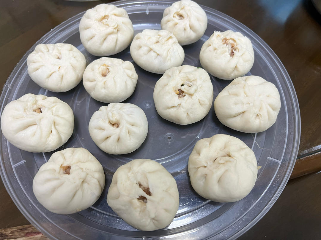 高筋面粉蒸的包子好吃