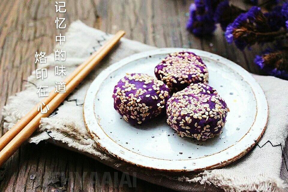紫薯发饼