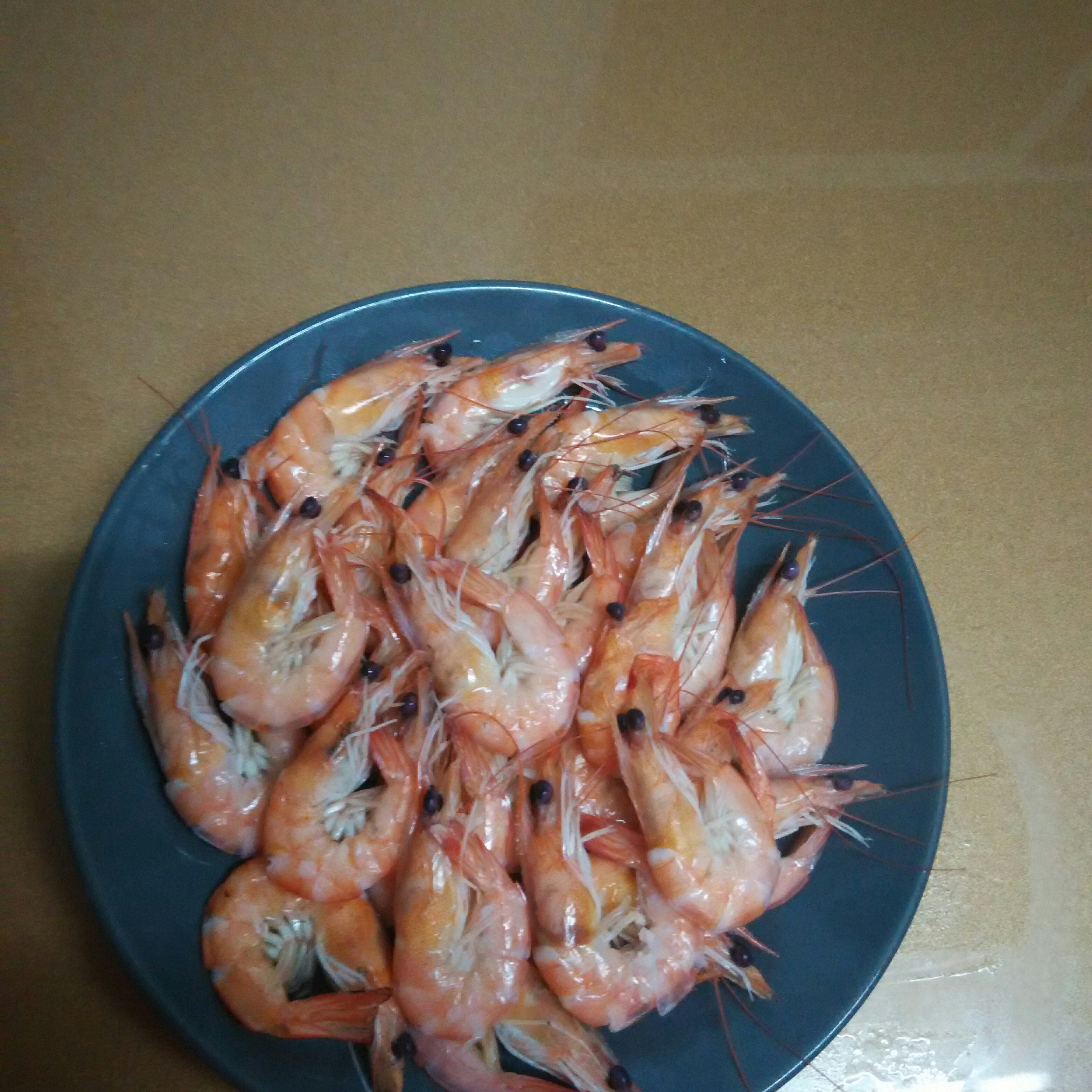 白灼基围虾