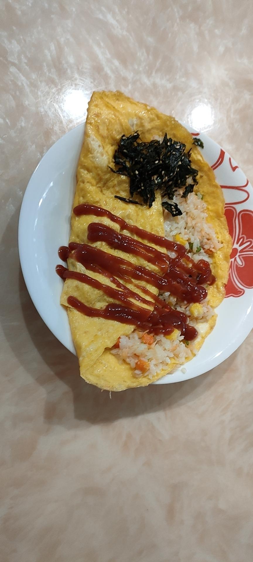 低脂三文鱼炒饭