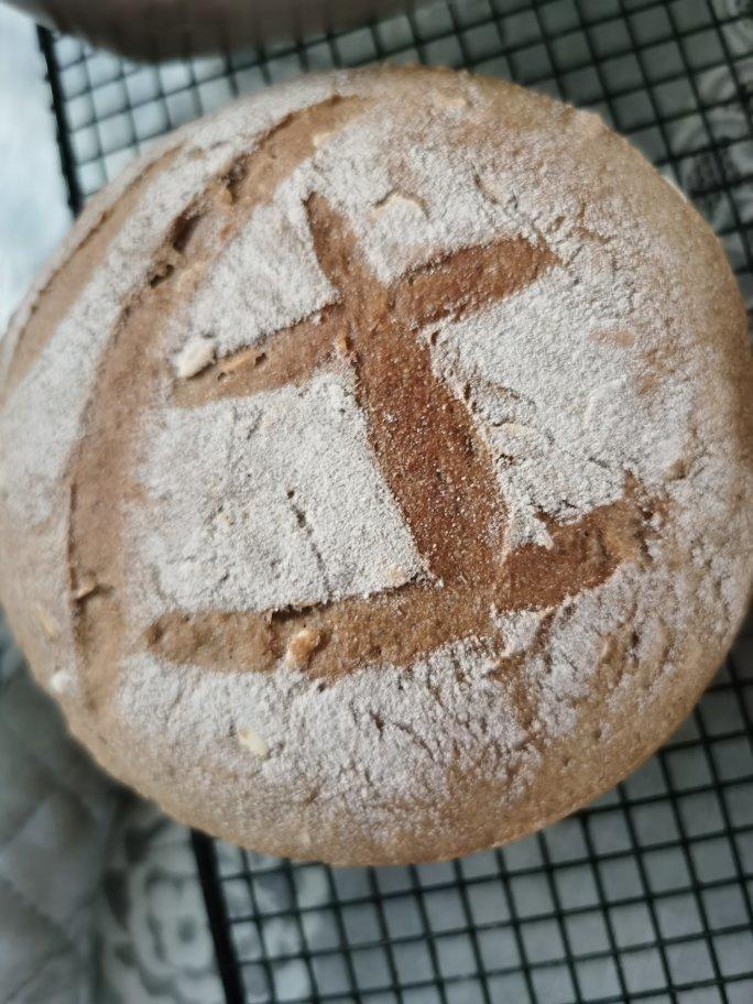 一次发酵全麦欧包无糖无油减脂主食