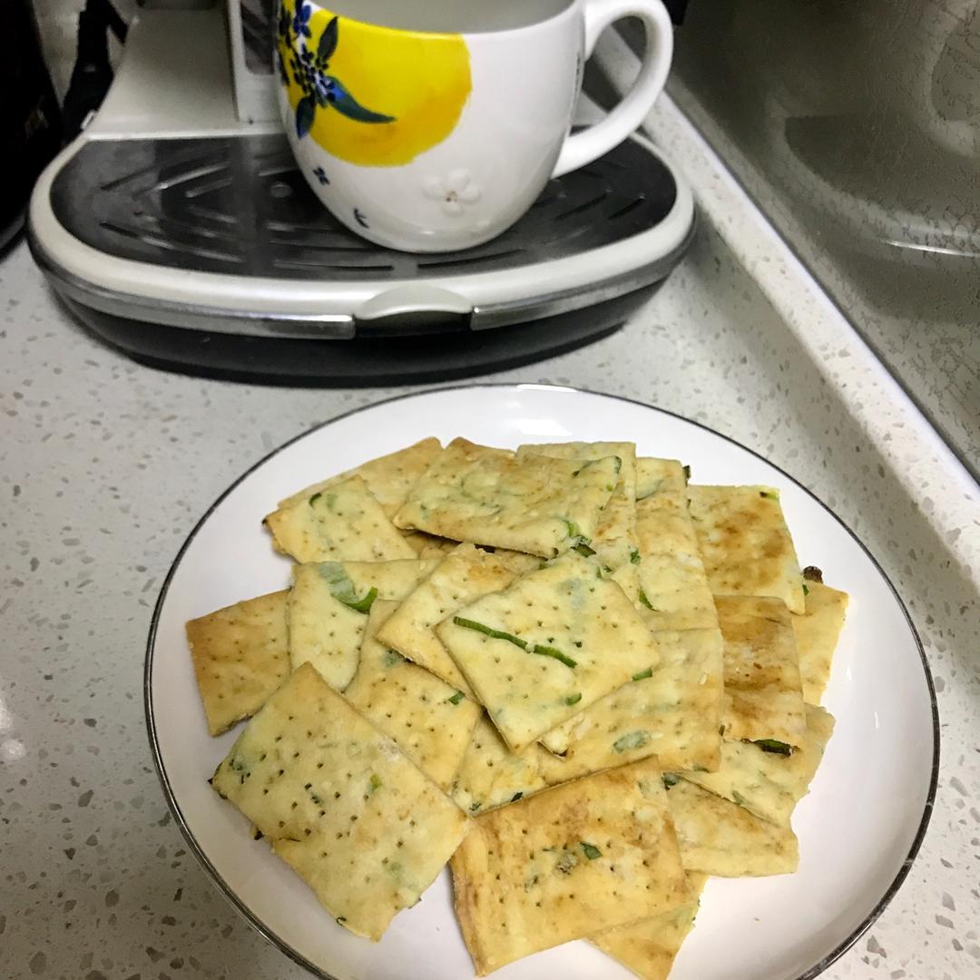 无糖香葱苏打咸饼干