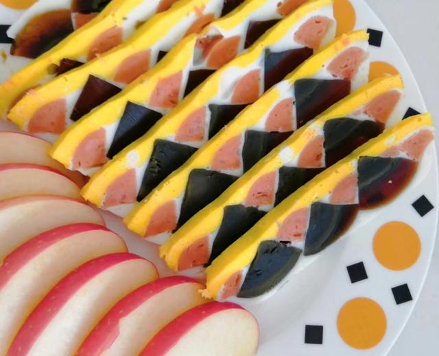 三色蒸蛋 三色蒸蛋