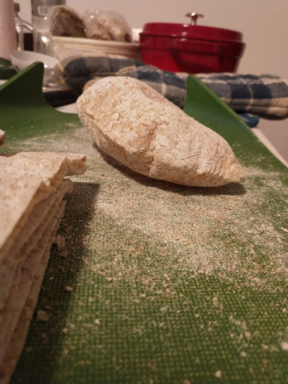 pitta bread 全麦口袋饼 烤箱版
