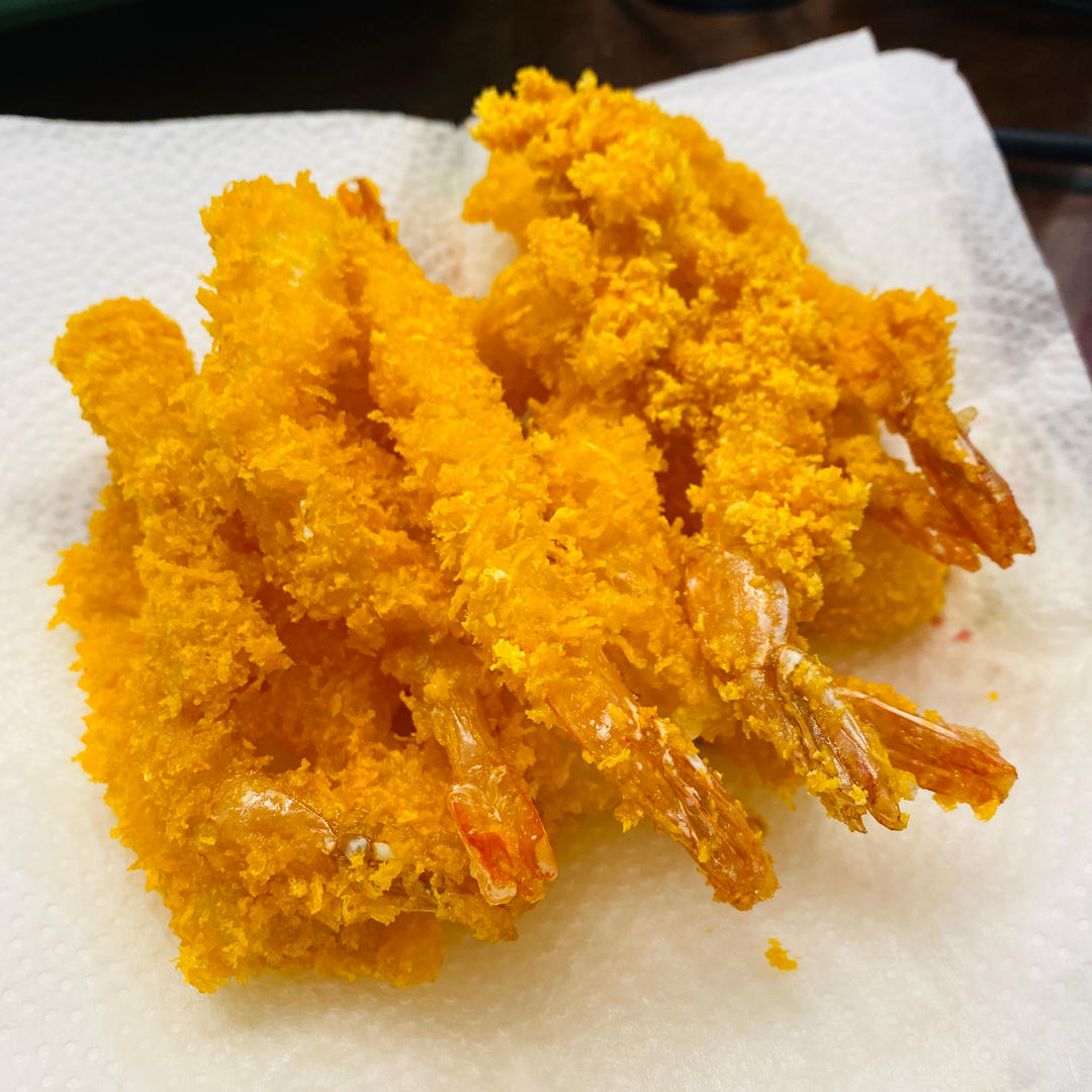 面包糠炸虾