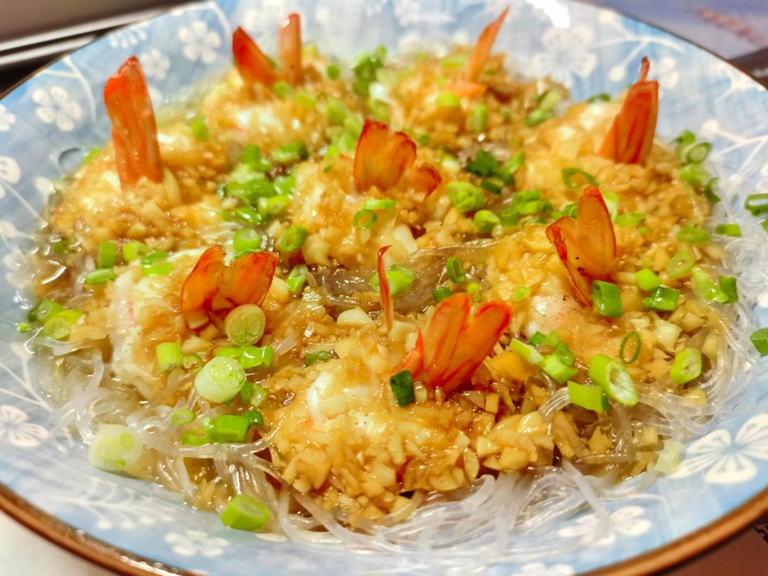 蒜蓉粉丝蒸虾