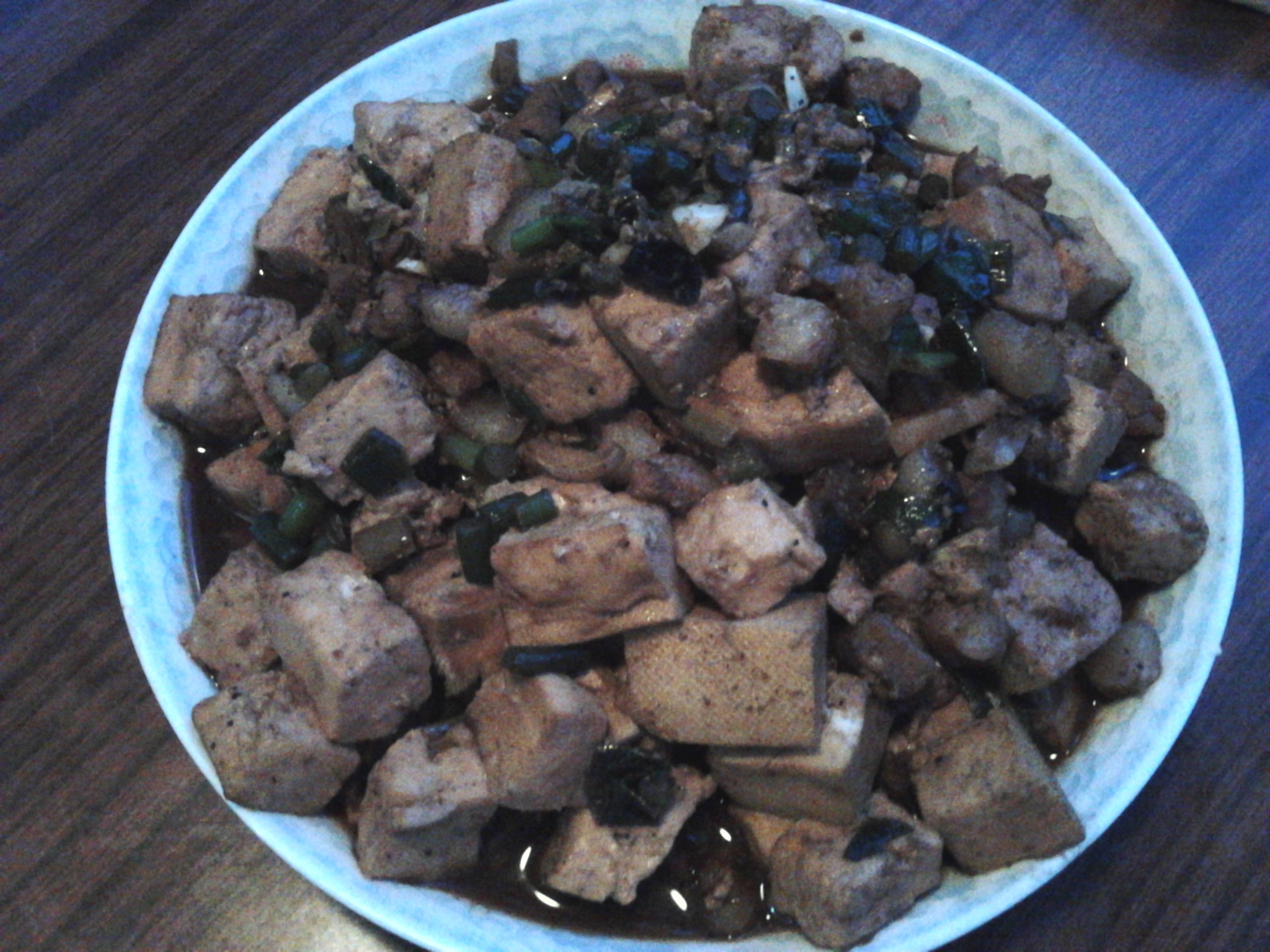 蒜香肉末烧豆腐