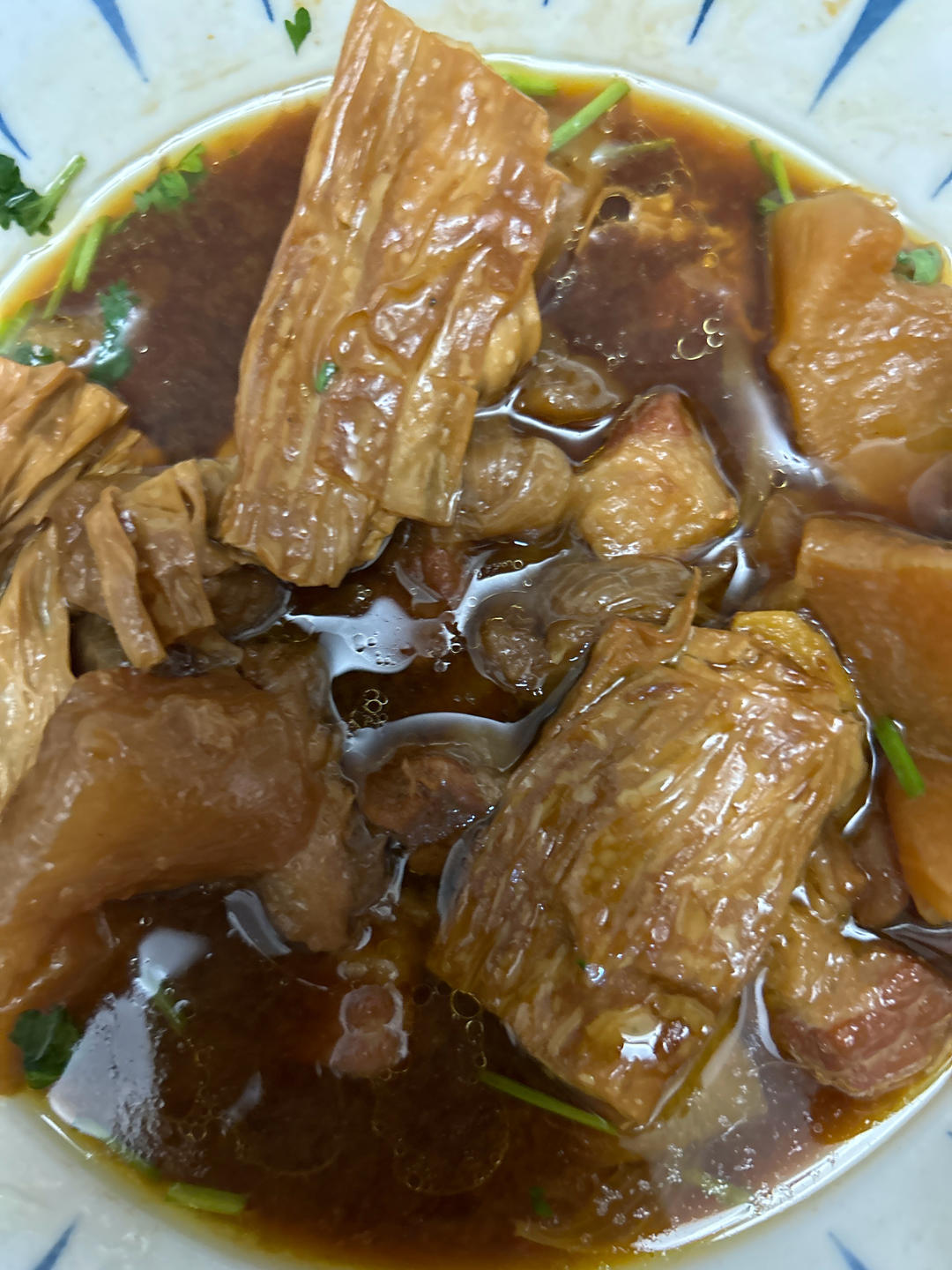 粤式萝卜腐竹牛腩煲（牛杂档味道）