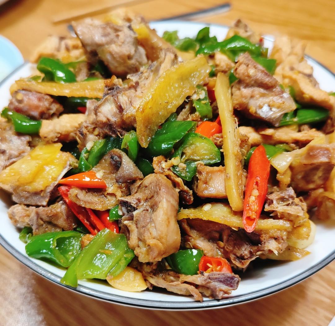 炒土雞～辣子雞的做法 步驟12