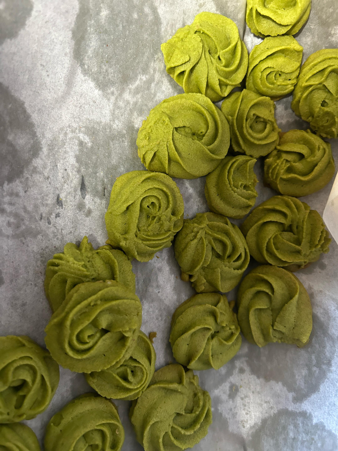 圣诞风印花曲奇饼干教程，附压面平整及脱模小技巧！