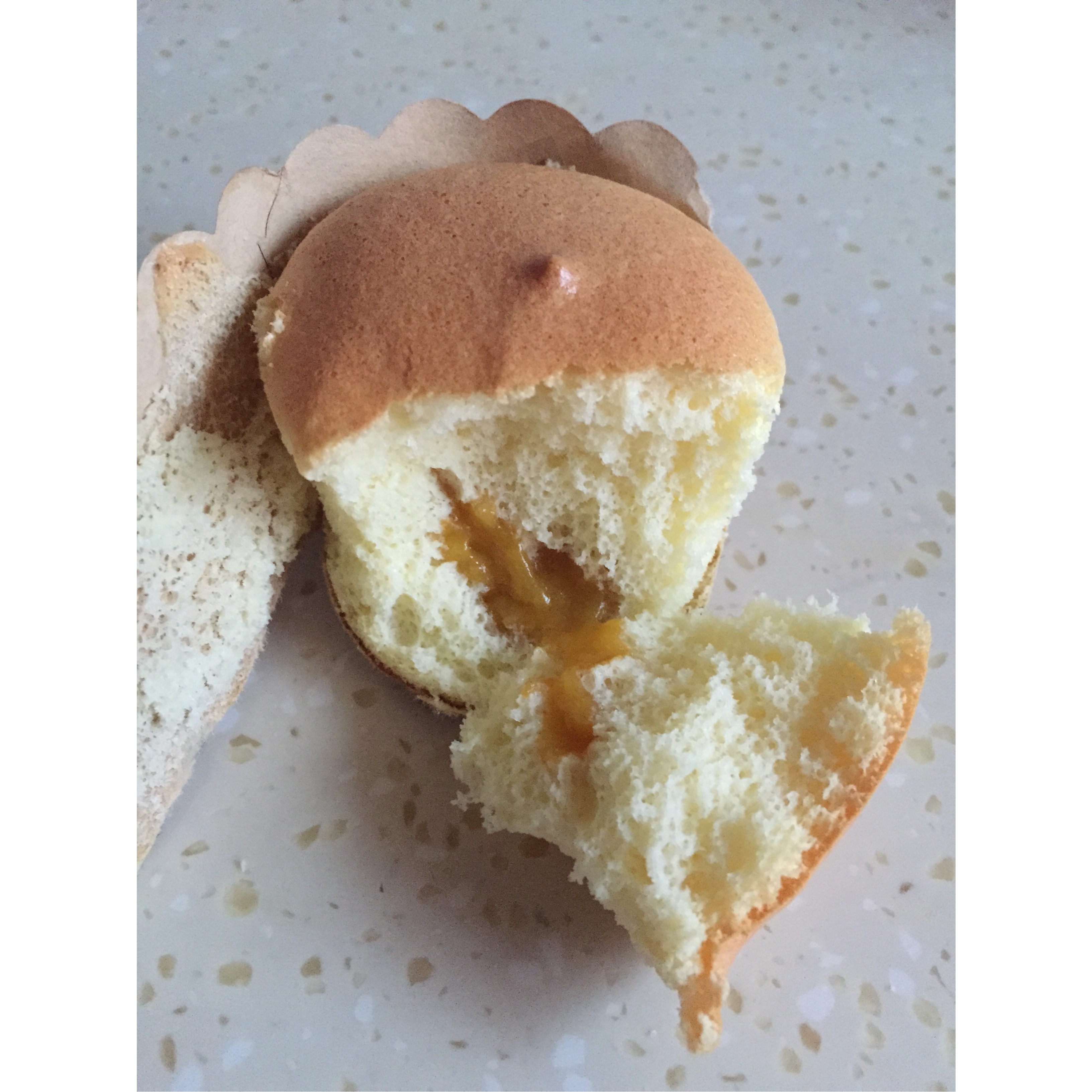 芒果流心杯蛋糕