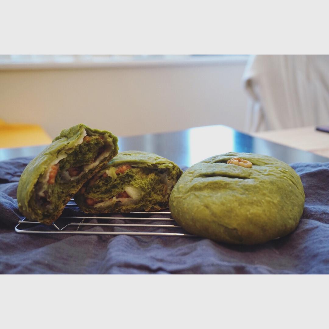 粉色少女心 免揉麻薯欧包