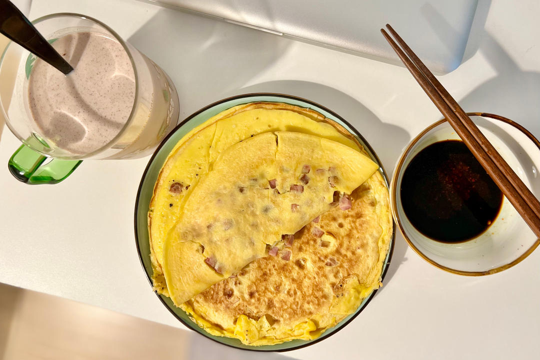 ⭐鸡蛋早餐饼⭐