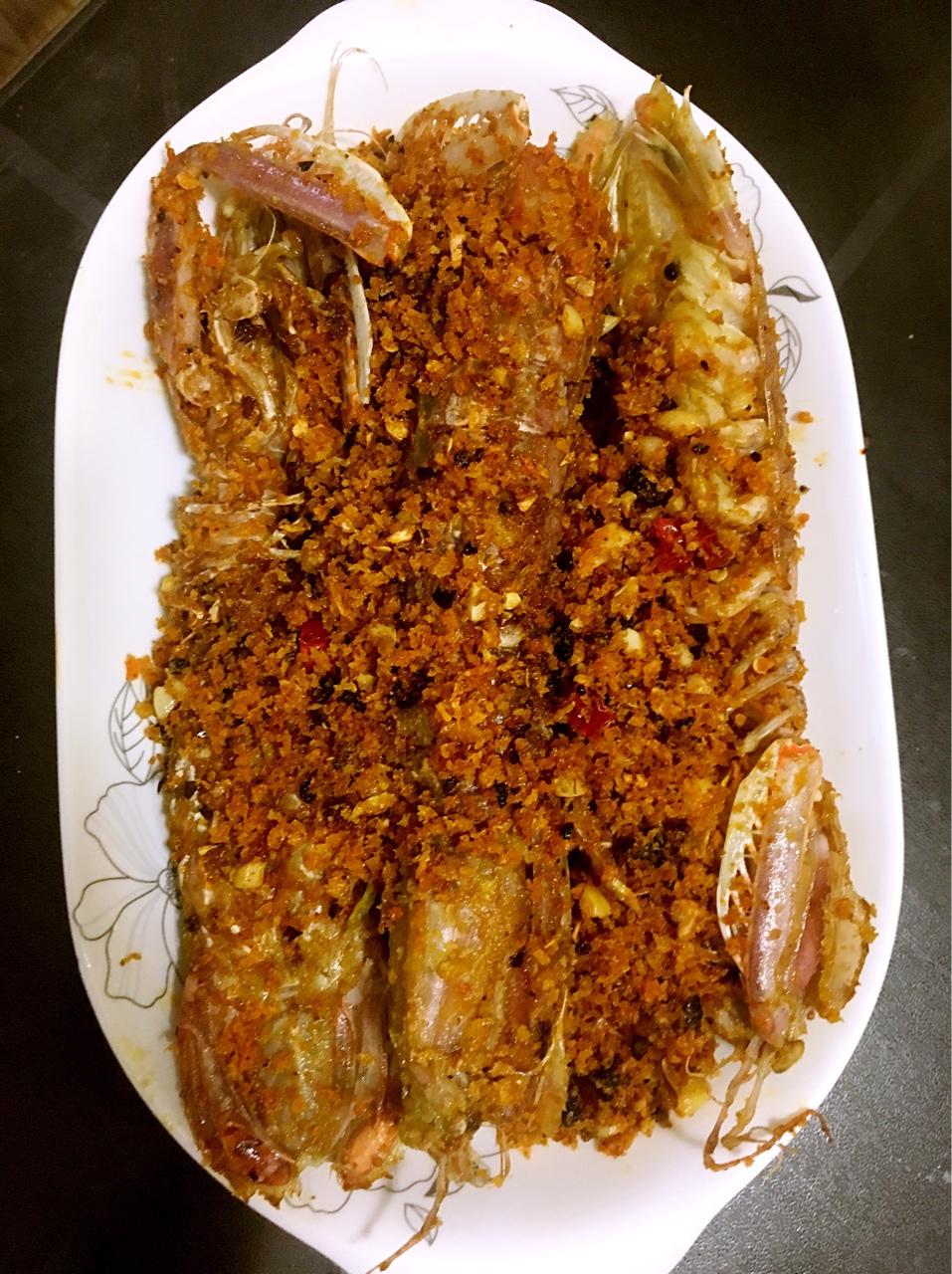 蒜蓉椒盐虾