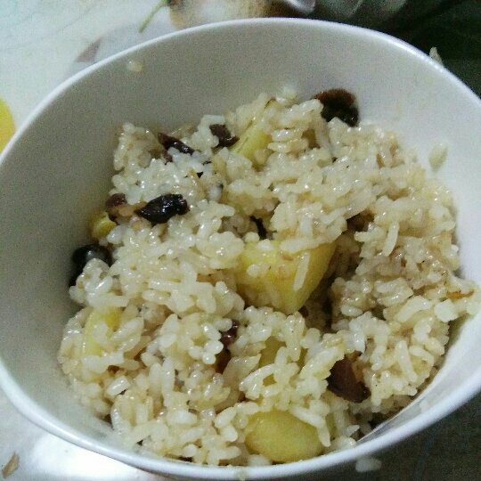 土豆焖米饭