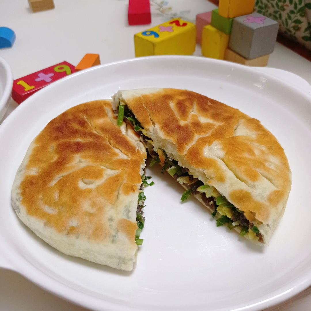 发面韭菜饼