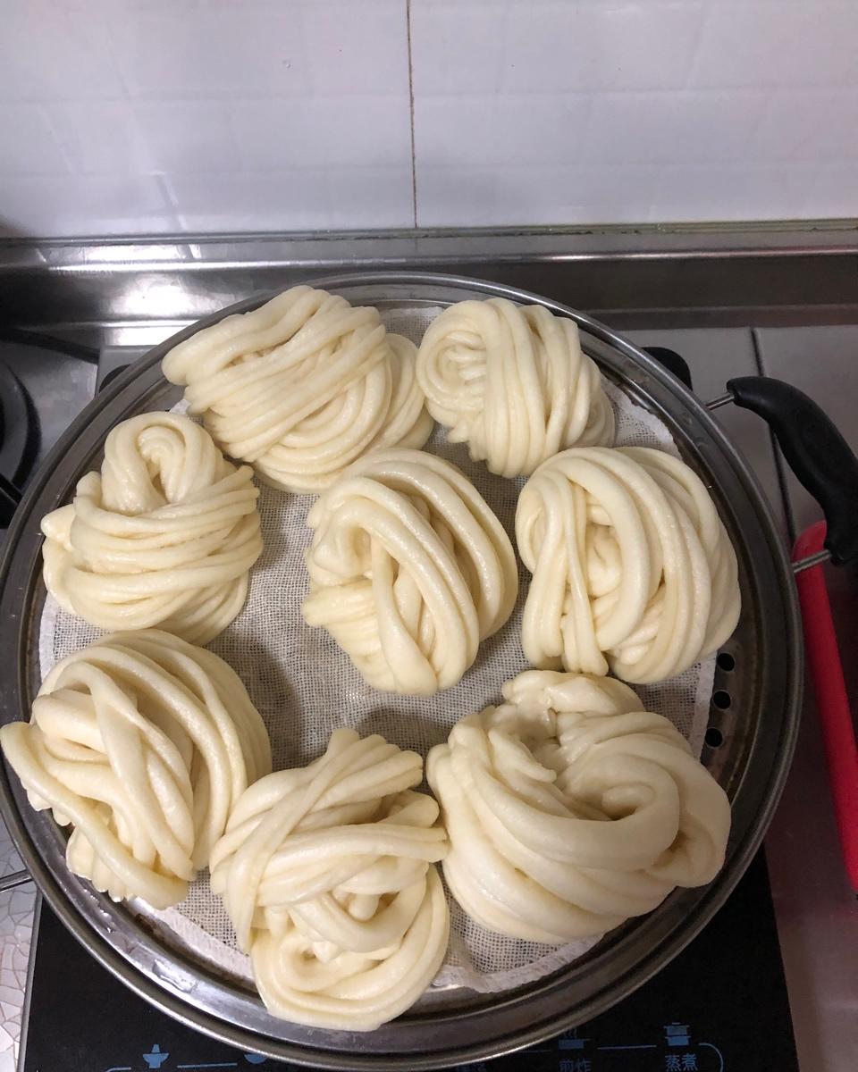 银丝花卷(一次发酵)