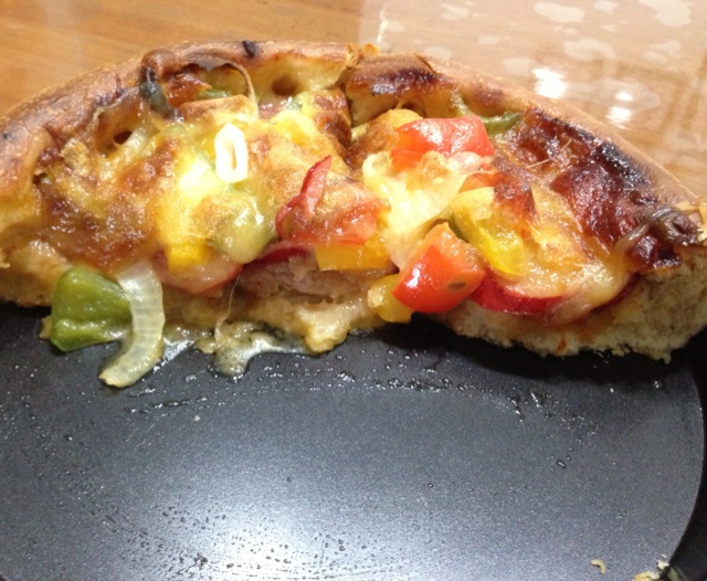 厚底鲜虾培根披萨