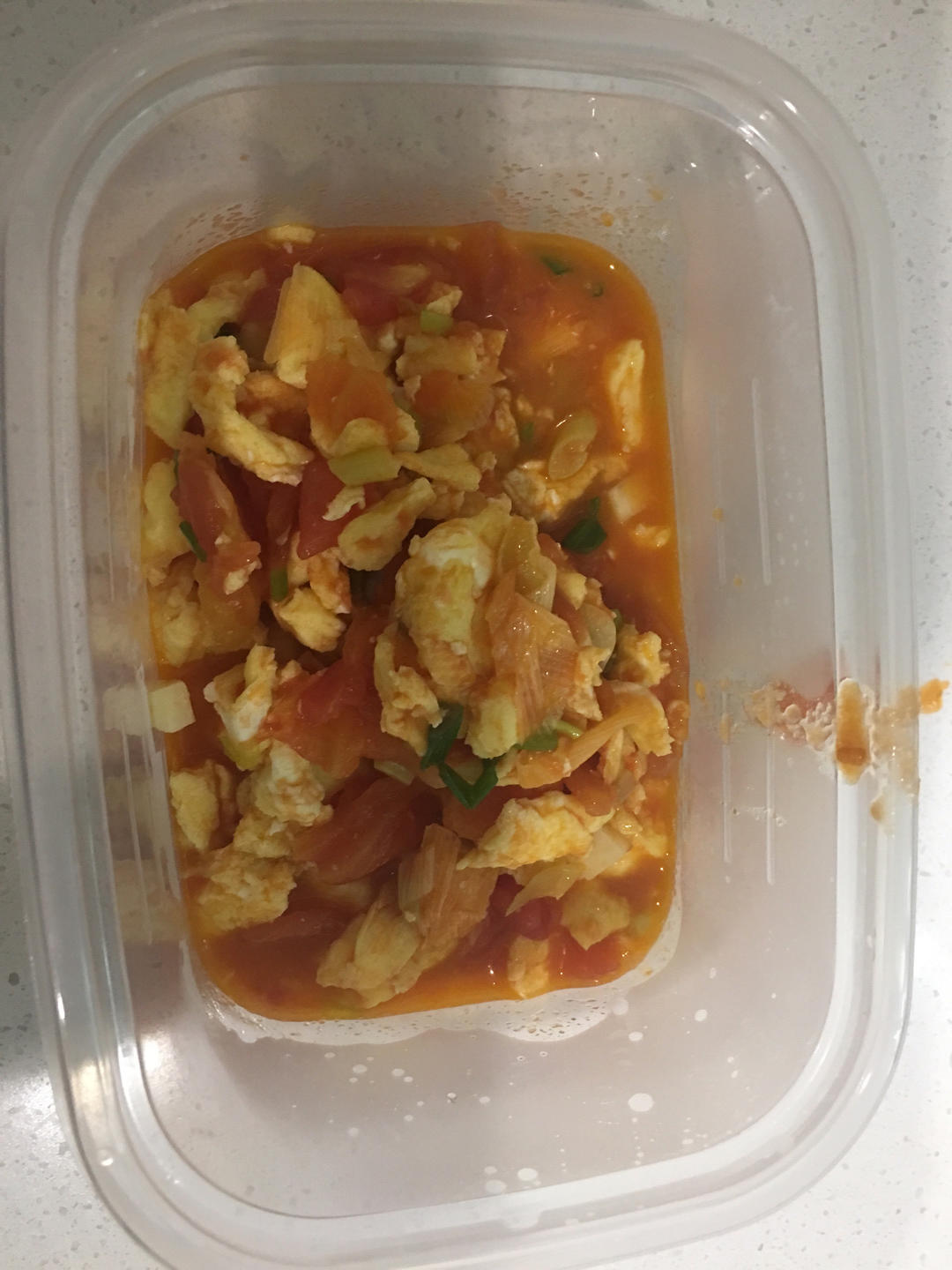 番茄炒鸡蛋（超浓的番茄味）