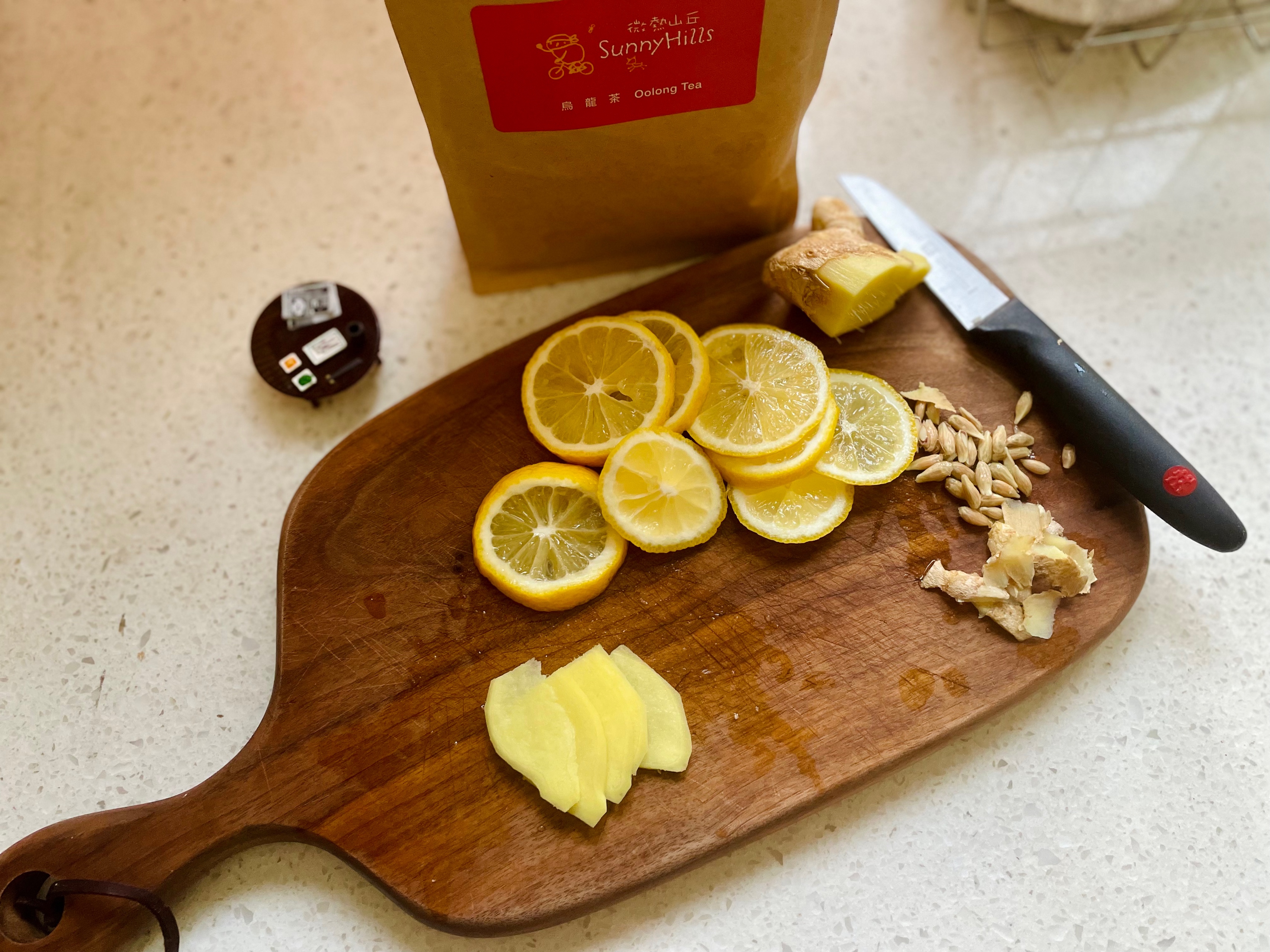 维C版冷热柠檬姜茶的做法