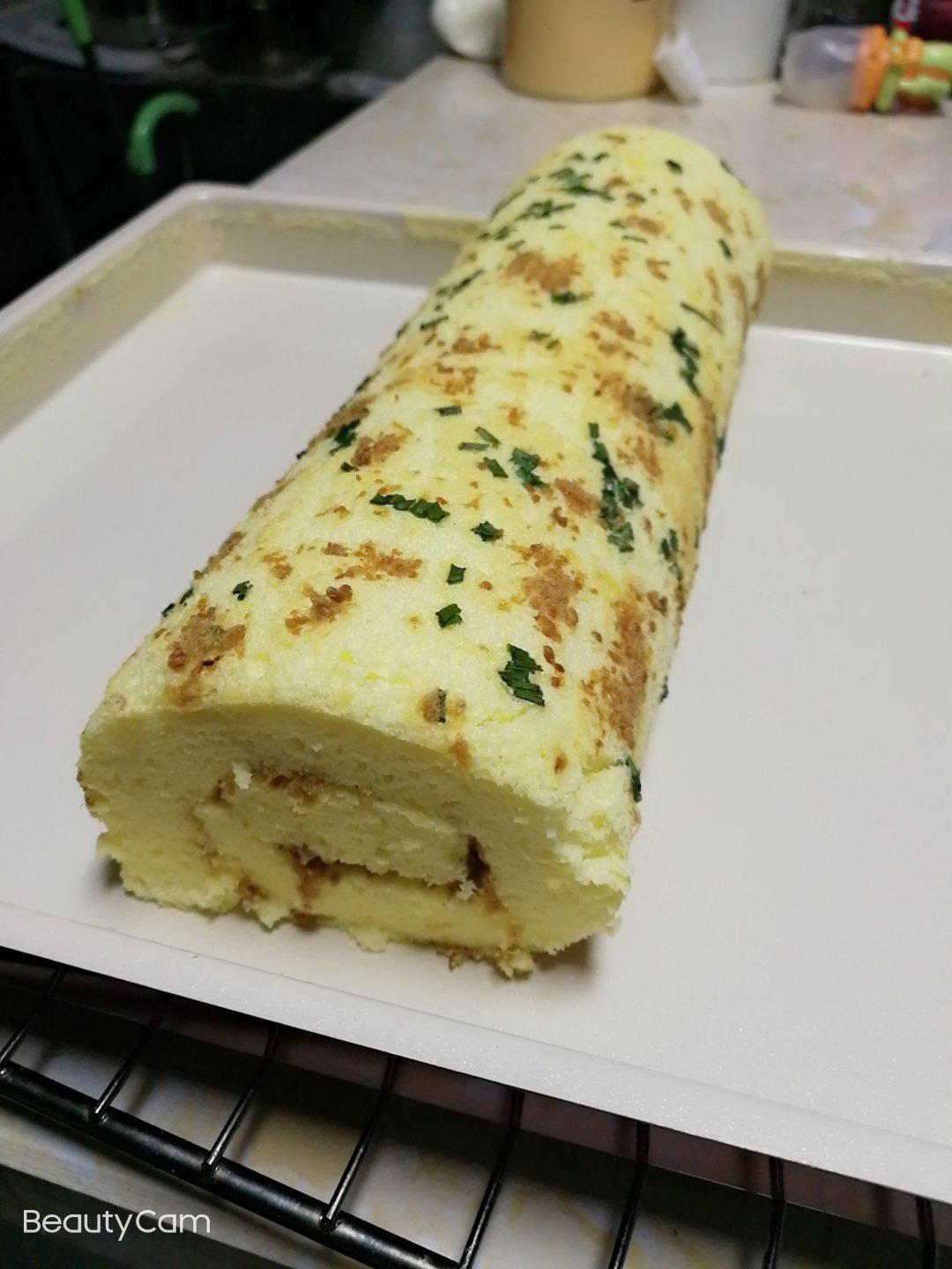 香葱肉松肥蛋糕卷～