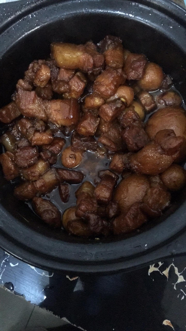 不硬不柴、果味红烧肉