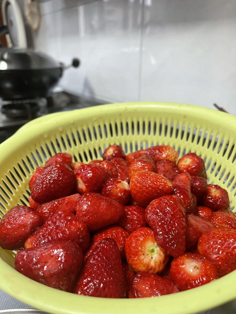 自制无添加草莓酱