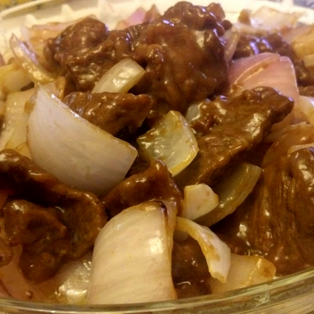 洋葱炒牛肉