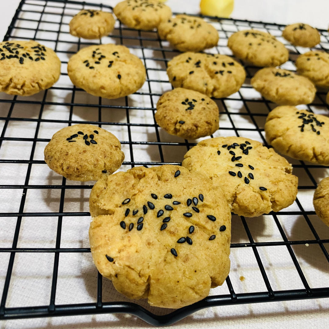 酥到掉渣‼️桃酥～玉米油版！超简单✌️