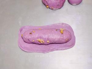 紫薯果干软欧包的做法 步骤5