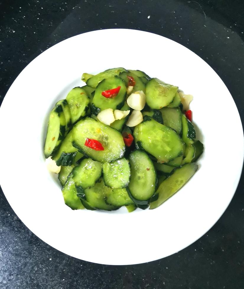 酸辣炒青瓜的做法