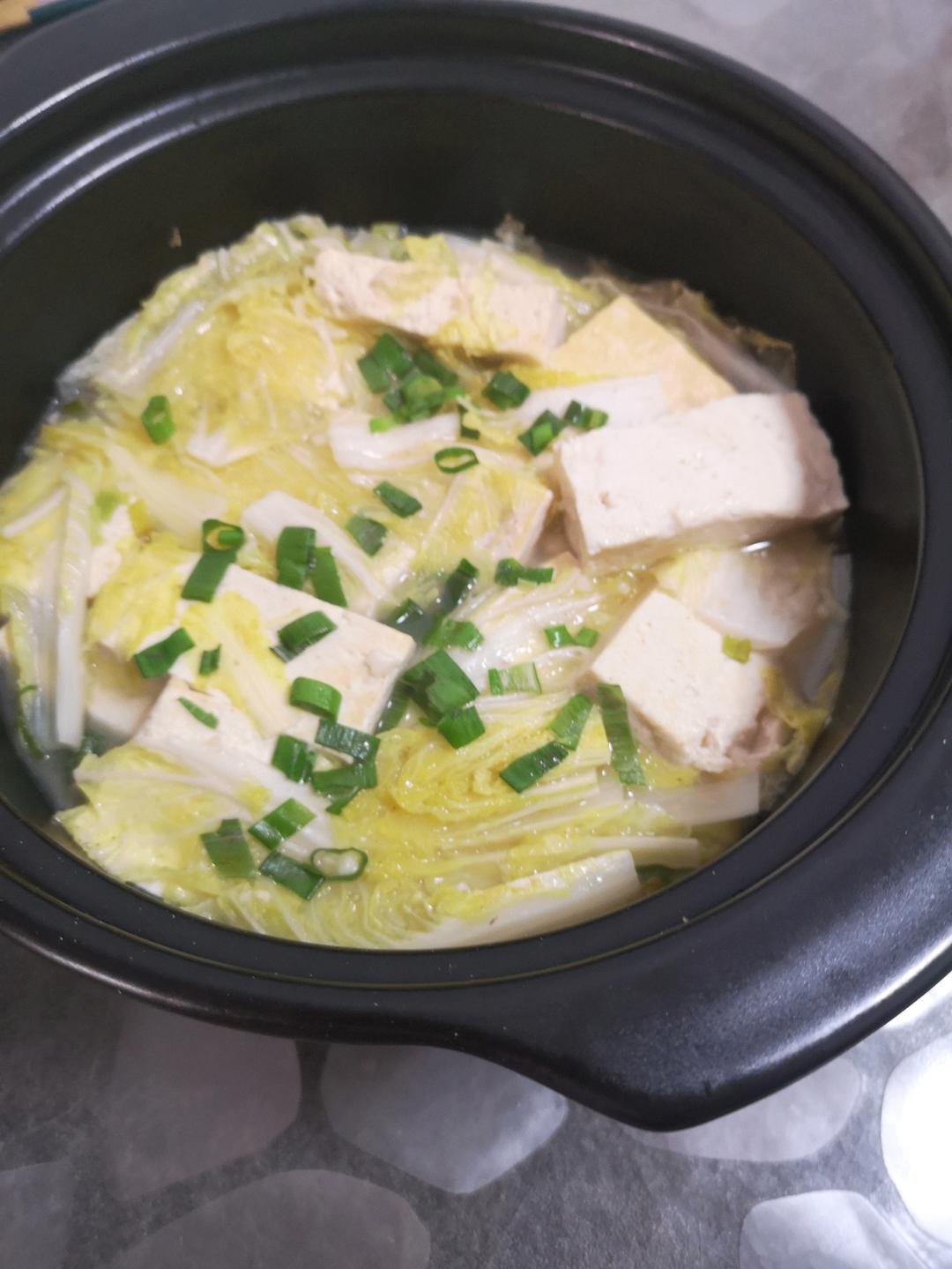 白菜豆腐汤