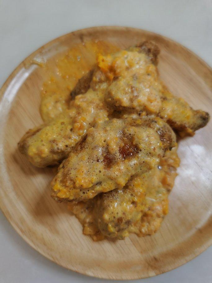 咸蛋黄鸡翅【我是马小坏】